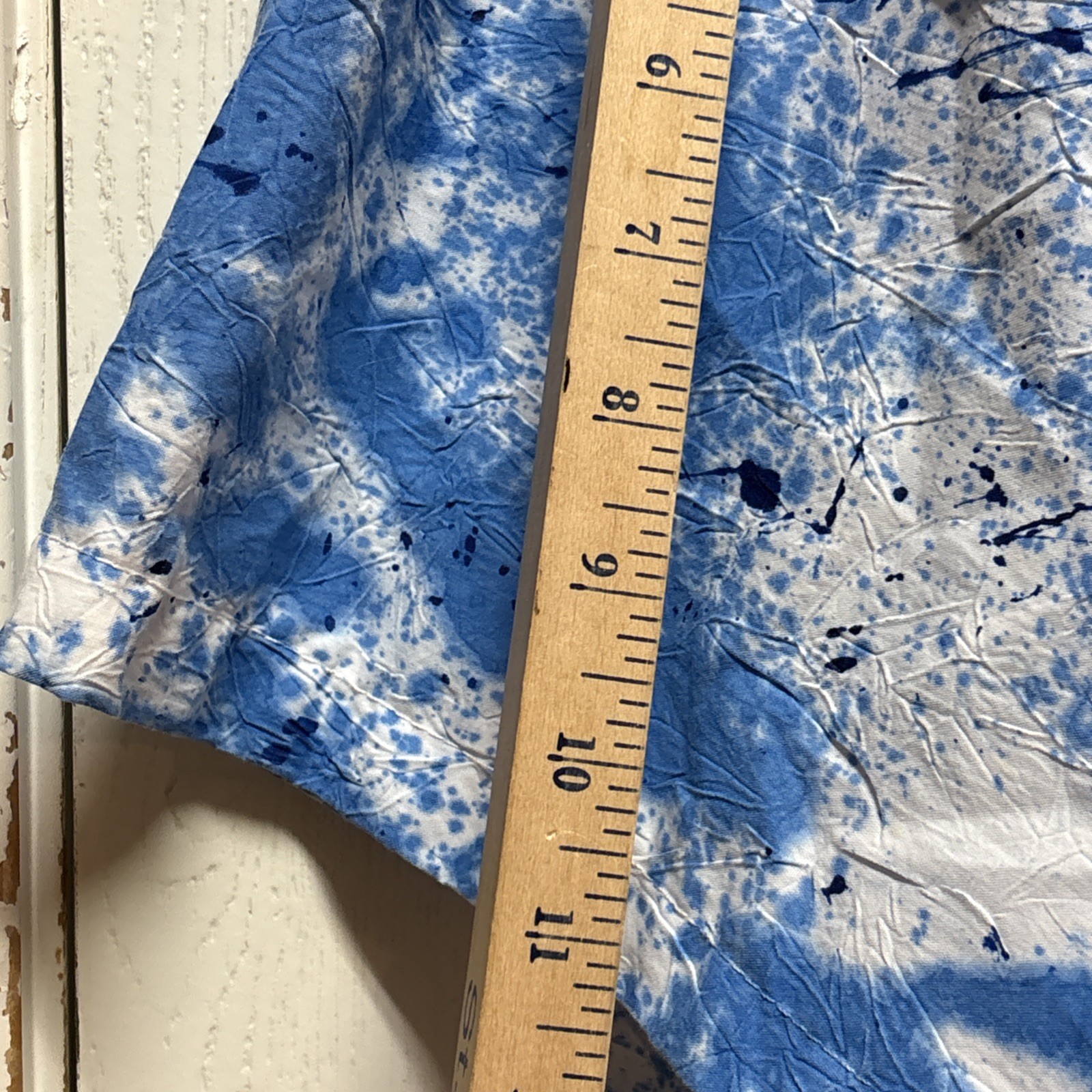 Vtg Creations By Carol Ann Hawaii Paint Splash Cotton Wmns Button Down Top 3X