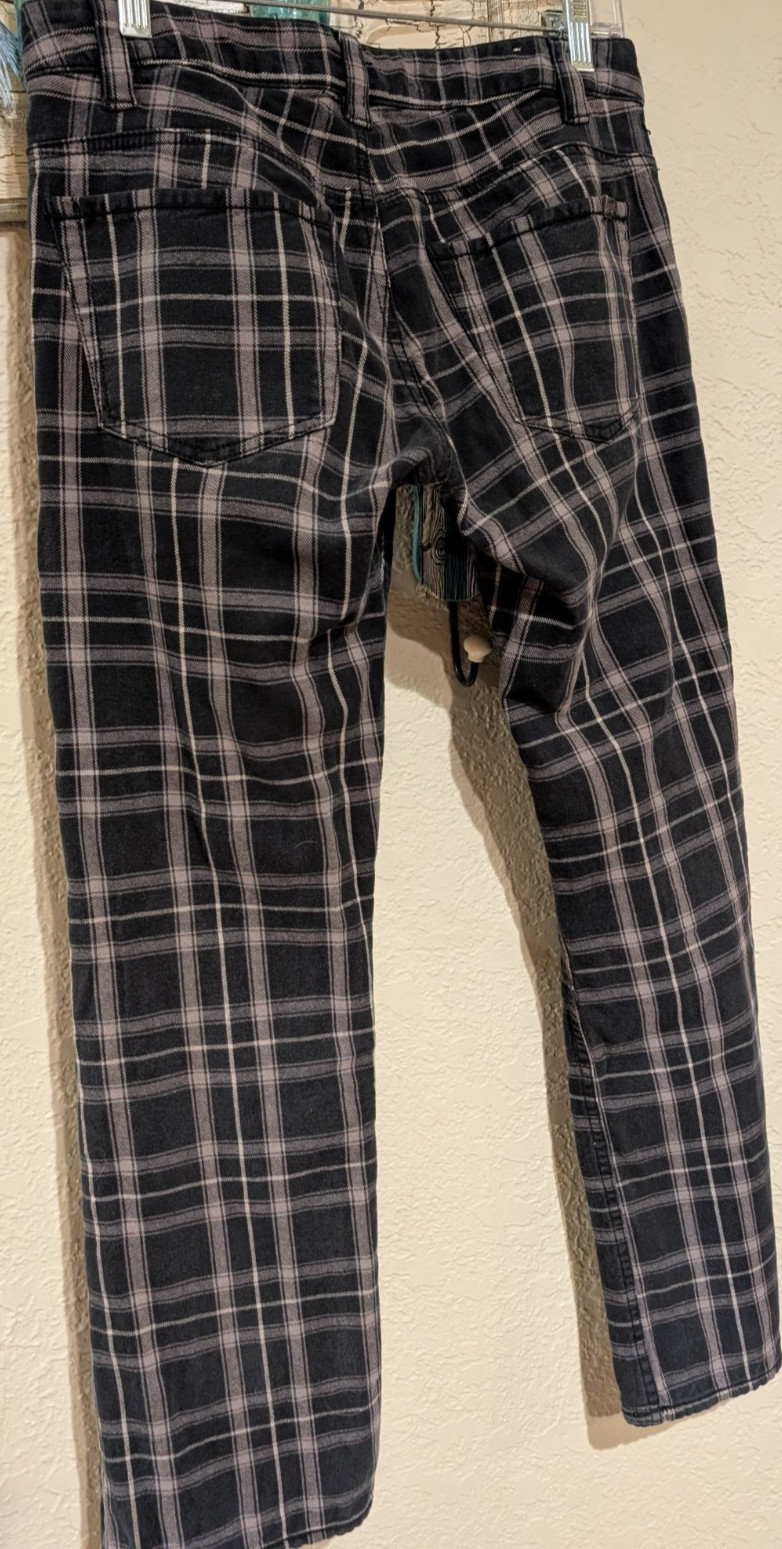 VANS plaid Low-rise Flattering Pants/Jeans retro classic super cute! womens