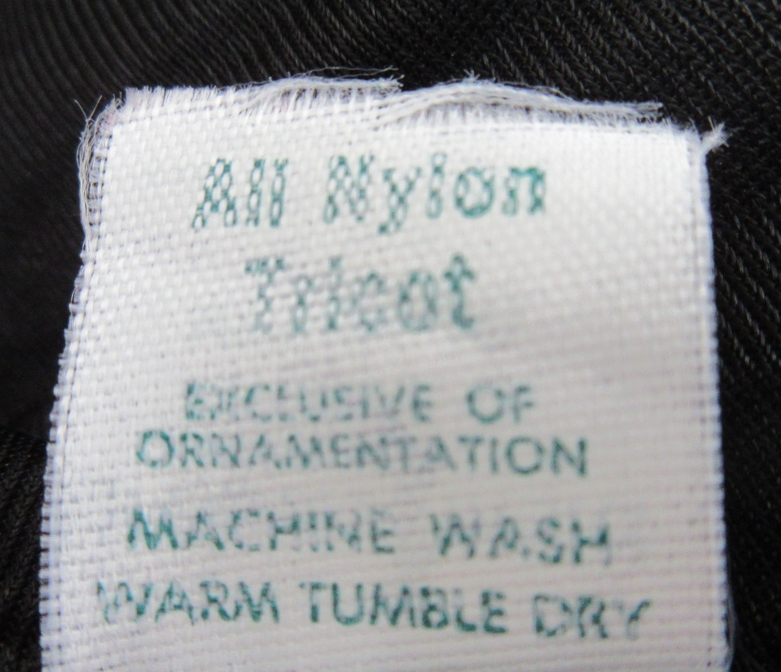 GREENCO MAID BLACK nylon scalloped MEGA LACE camisole slip top sz M (6) 36 bust