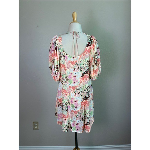 New FREE PEOPLE Small Vintage Combo Callie Printed Tunic Top/Dress Delicate Boho