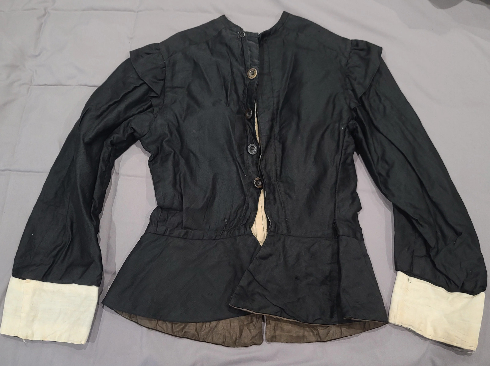 Vintage 1910s Aristide Boyer Marseille French Black Bodice Costume Opera Antique