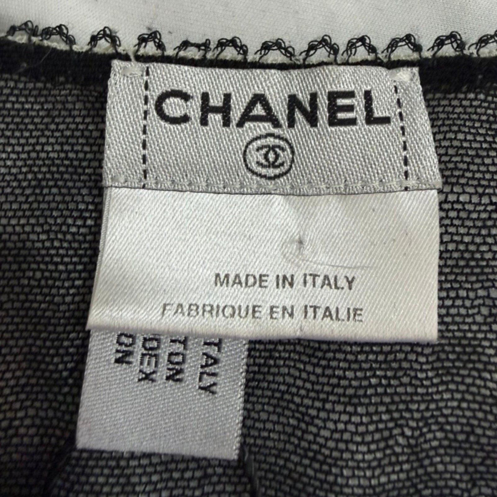 Chanel Vintage 2004 Logo Double Mesh Tank Top