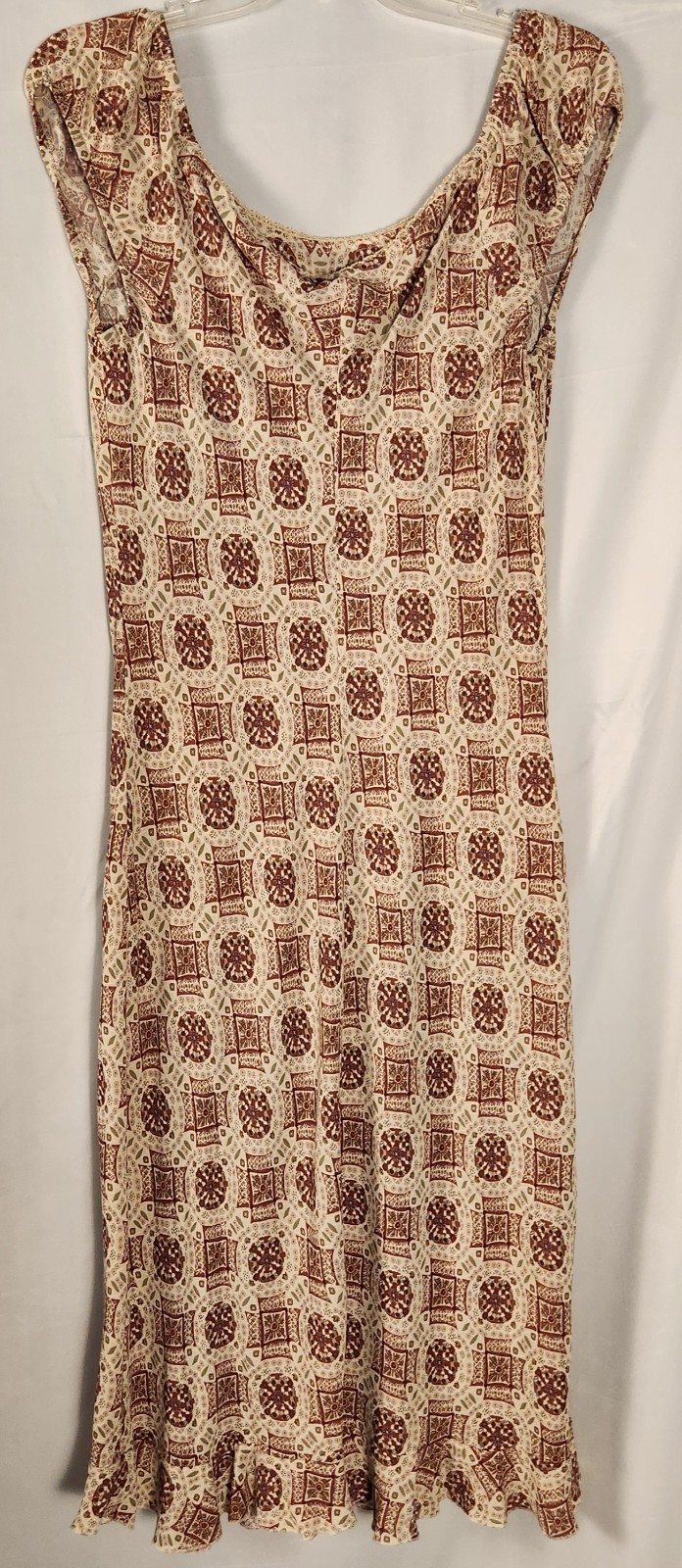 90s Rampage Batik Print Off Shoulder Sheath Hippie/Indie/SlowFashion 13