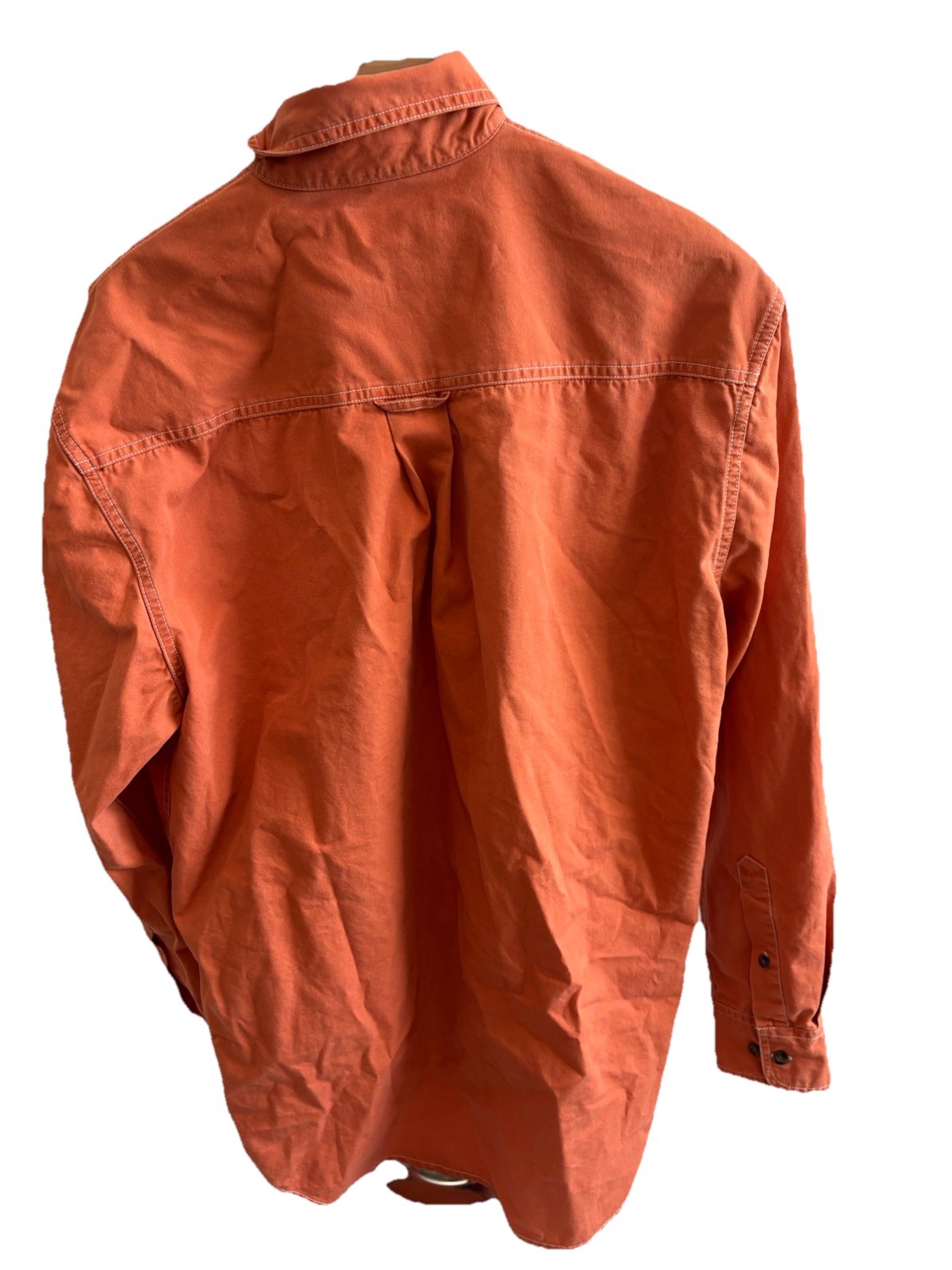 Vtg Timberland TBL-73 Orange Canvas Jacket CAT & Floral Embroidery Women’s S
