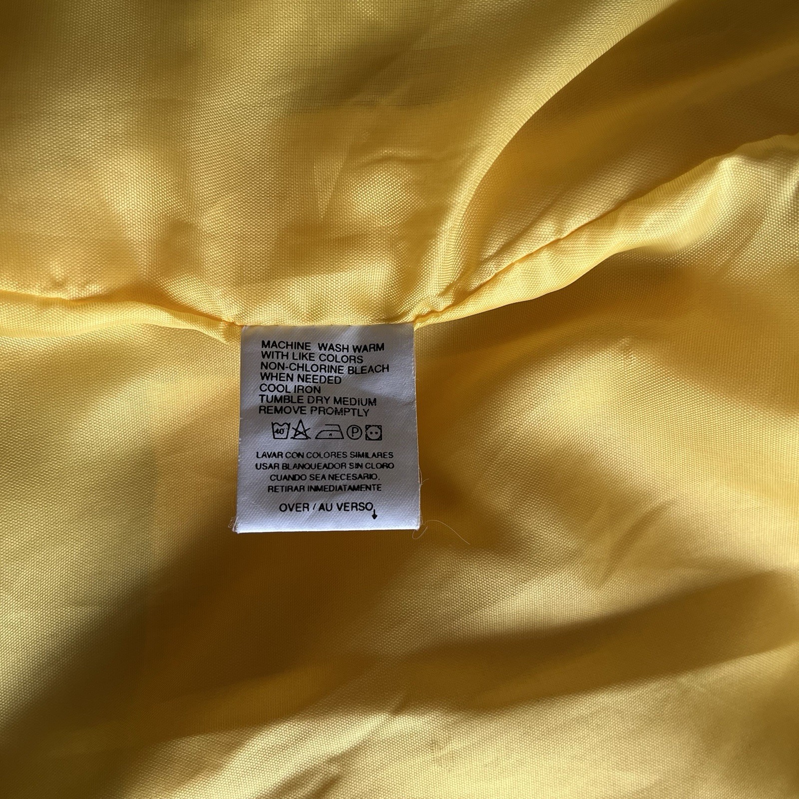 Vintage The Villager Yellow Suit Jacket collarless blazer Women&rsquo;s