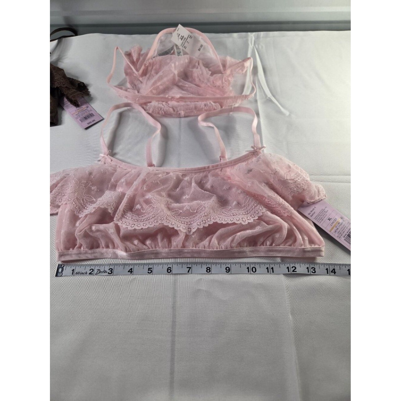 Wild Fable Lace Mesh Lingerie Set Bundle XL Pink Brown 2 Pack NWT