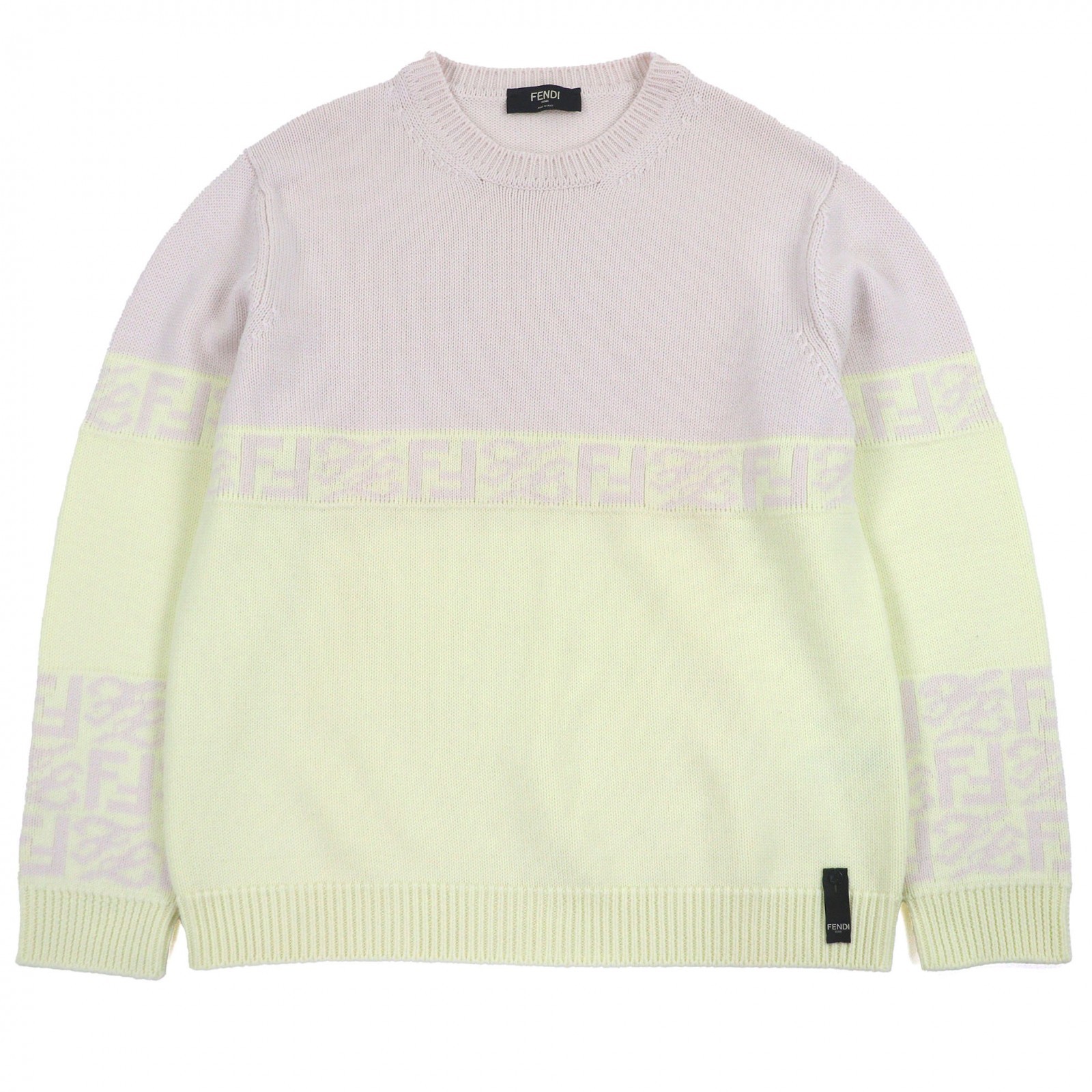 Fendi FF Logo Zucca Pattern Wool Sweater – DUTY FREE