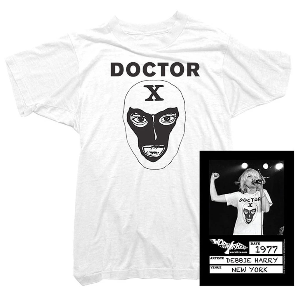 Blondie Womens Womens T-Shirt – Doctor X Tee worn by Debbie Harry – Officially L
