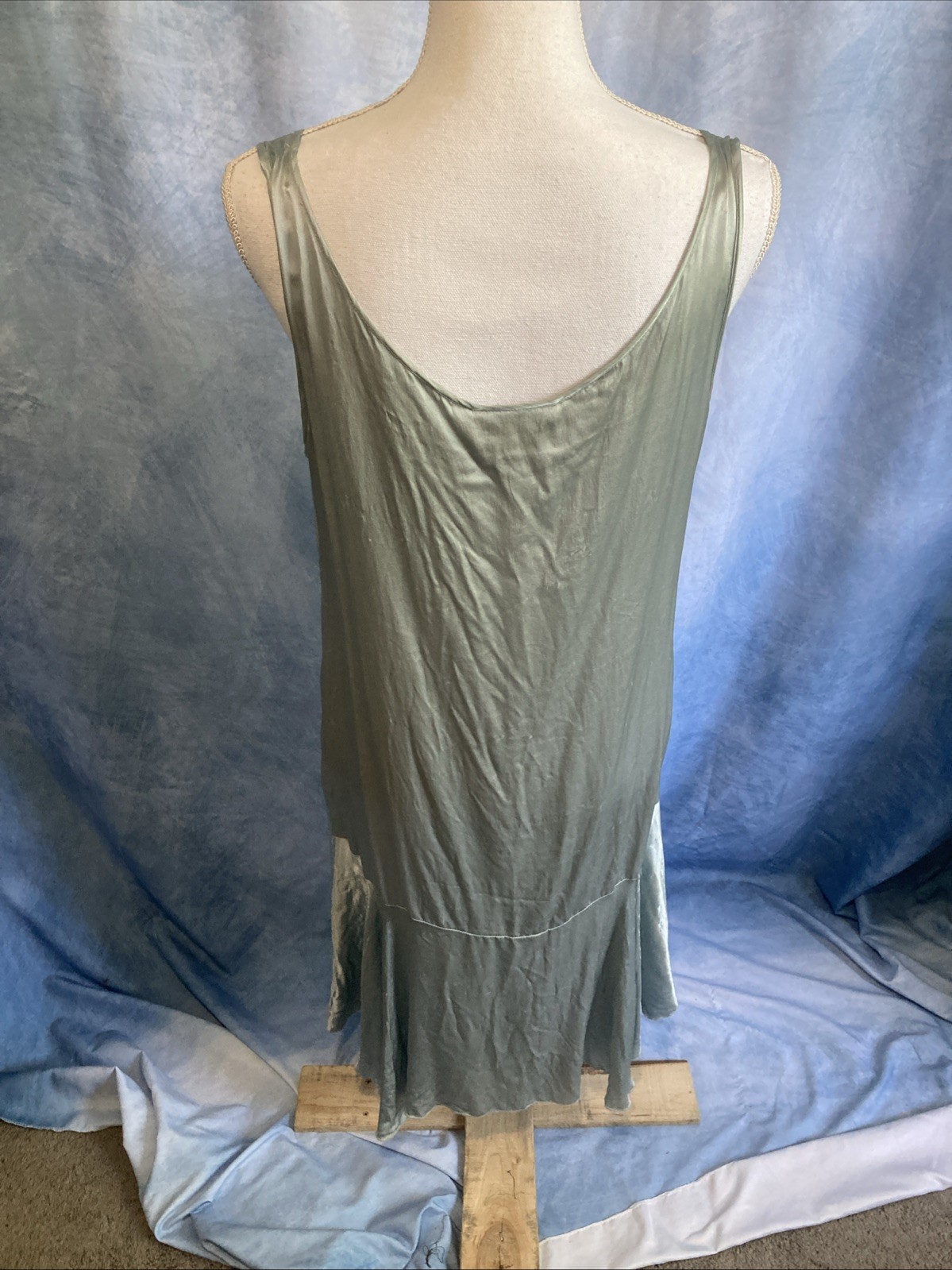 Vtg 90s Soulmates 100% Silk Crochet Lace 3pc Dress Set L Fits XS S Y2K Mermaid