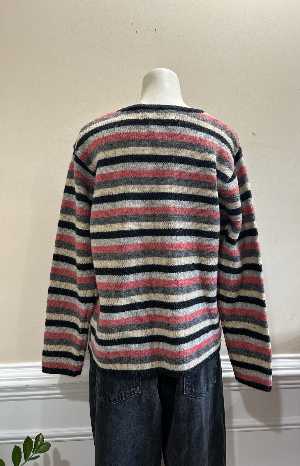 Vintage Reference Point Wool Shetland Sweater Women Size Large