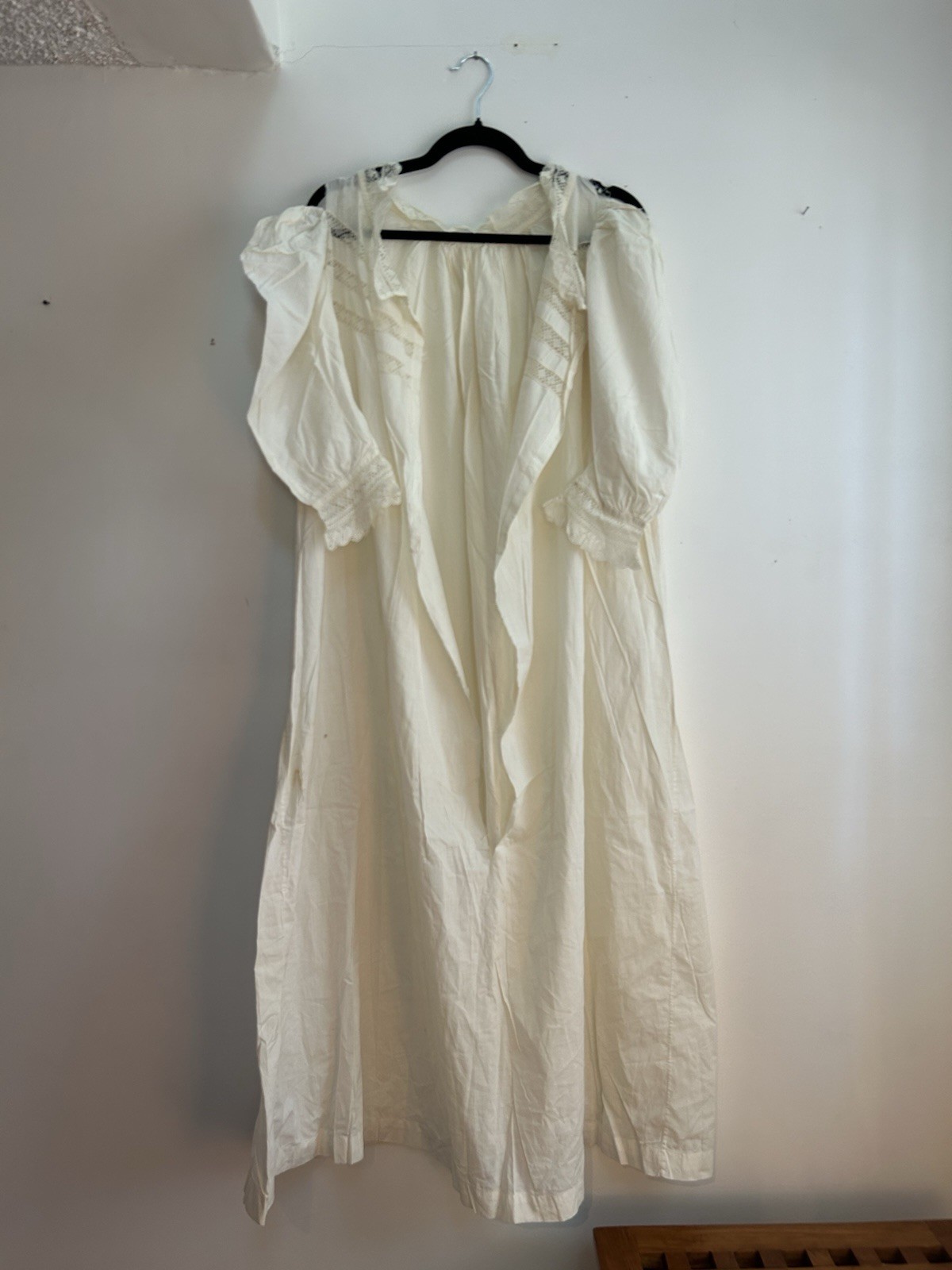 LOT OF 6 EDWARDIAN VICTORIAN PRAIRIE LINGERIE SLIP NIGHTGOWN THRASHED AS-IS