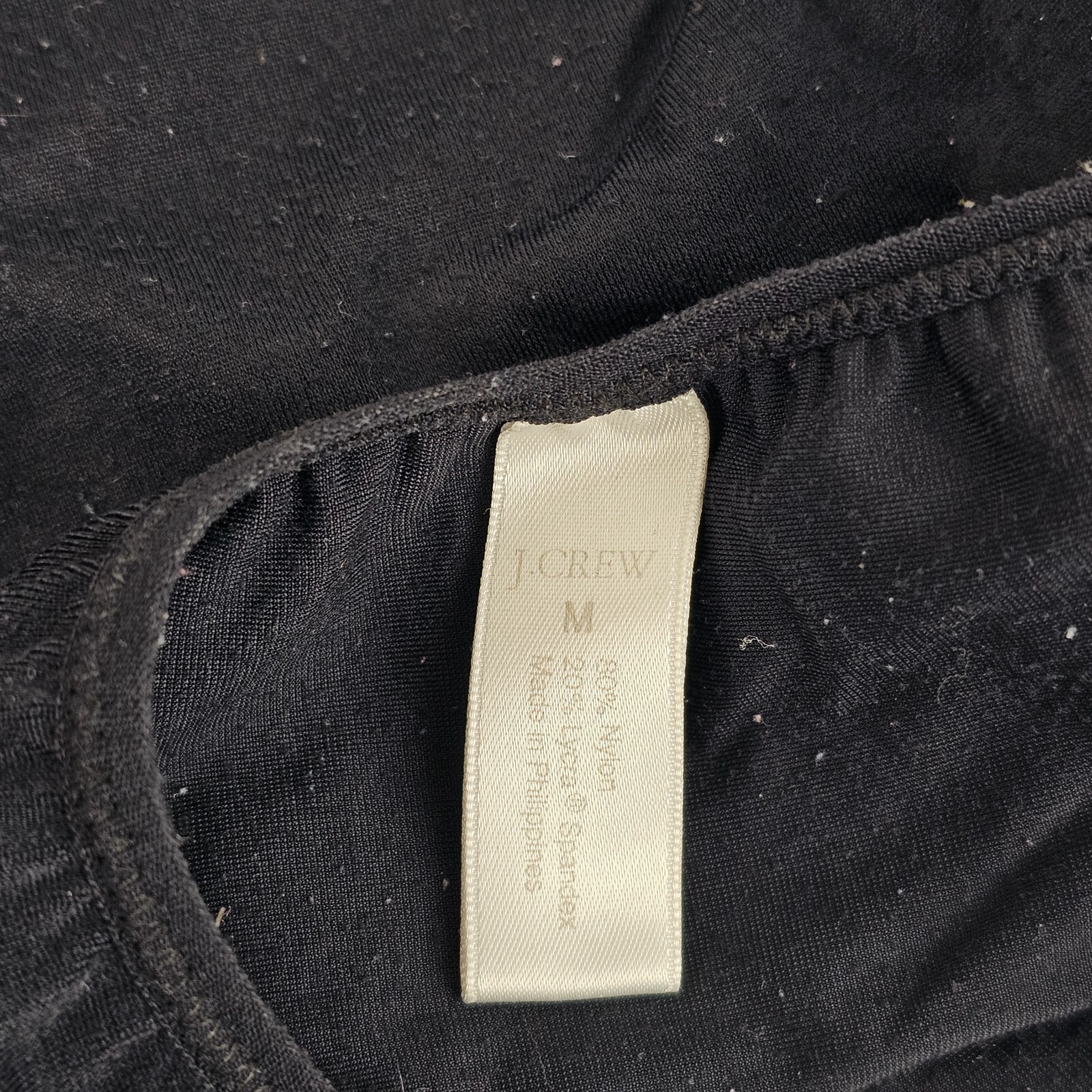 J Crew Nylon Polyester Microfiber Black Hipster Panties M 6