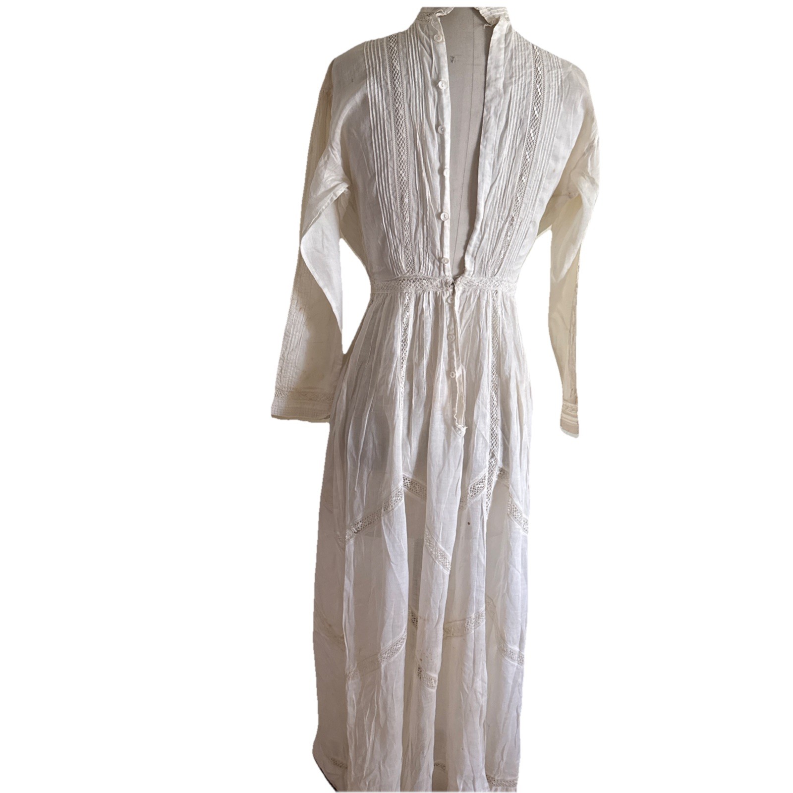 Vintage Antique Edwardian Tea Dress