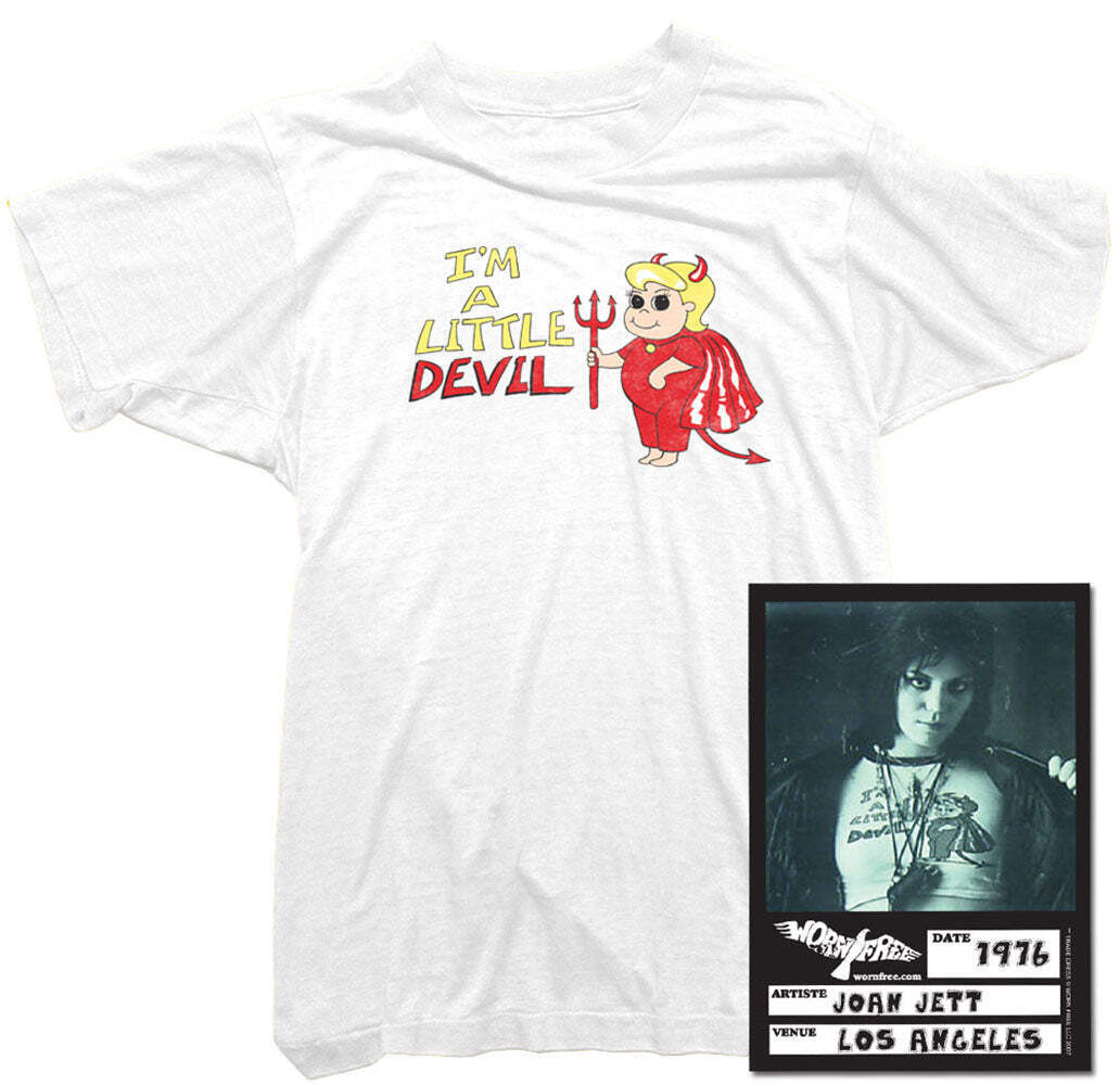 Joan Jett T-Shirt – Im a little Devil tee worn by Joan Jett – Womens