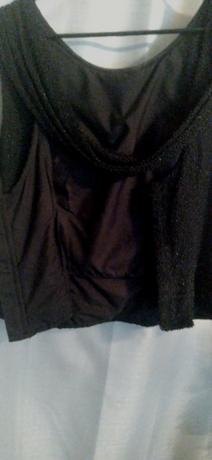 Andretta Donatello Beaded Sleeveless Silk Blouse – Large