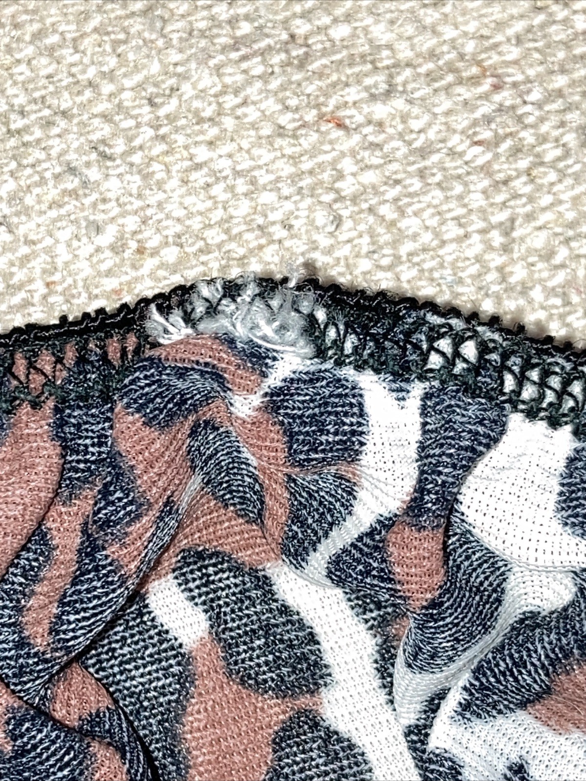 Vintage 60s Antron 111 Nylon Leopard Print Bikini Sheer Silky Panties Sissy M