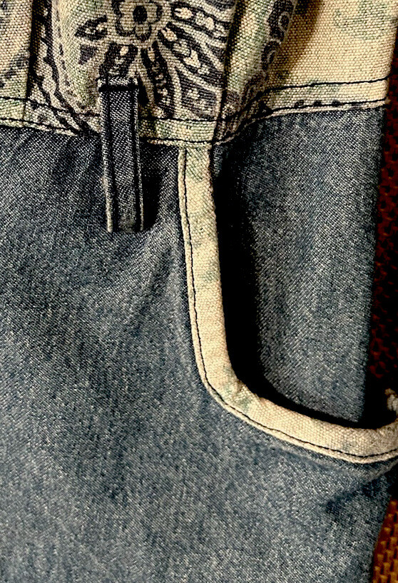 Vintage 80s Monique’s Fashion Denim Dress 8 Retro Western