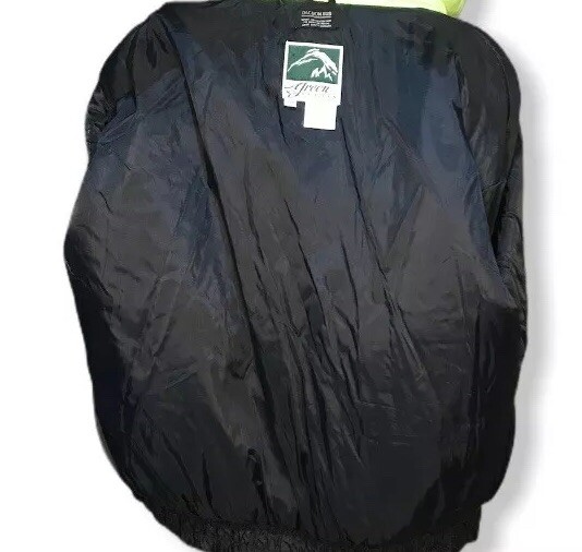 Vintage 1980’s Color Block Skii Jacket Green Mountain Women’s L Neon Runs Small