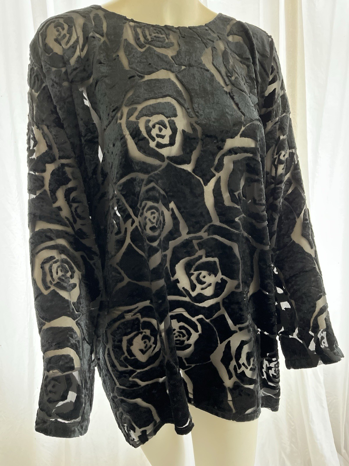 Comme Des Garçons 2012 Junya Watanabe Devore Velvet Mini Dress