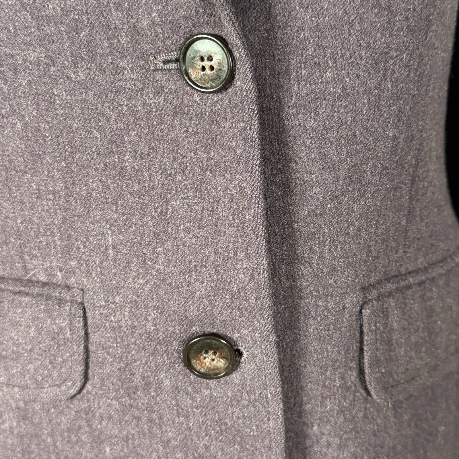 Pendleton Vintage Purple Wool Blazer Size 6 Womens Jacket