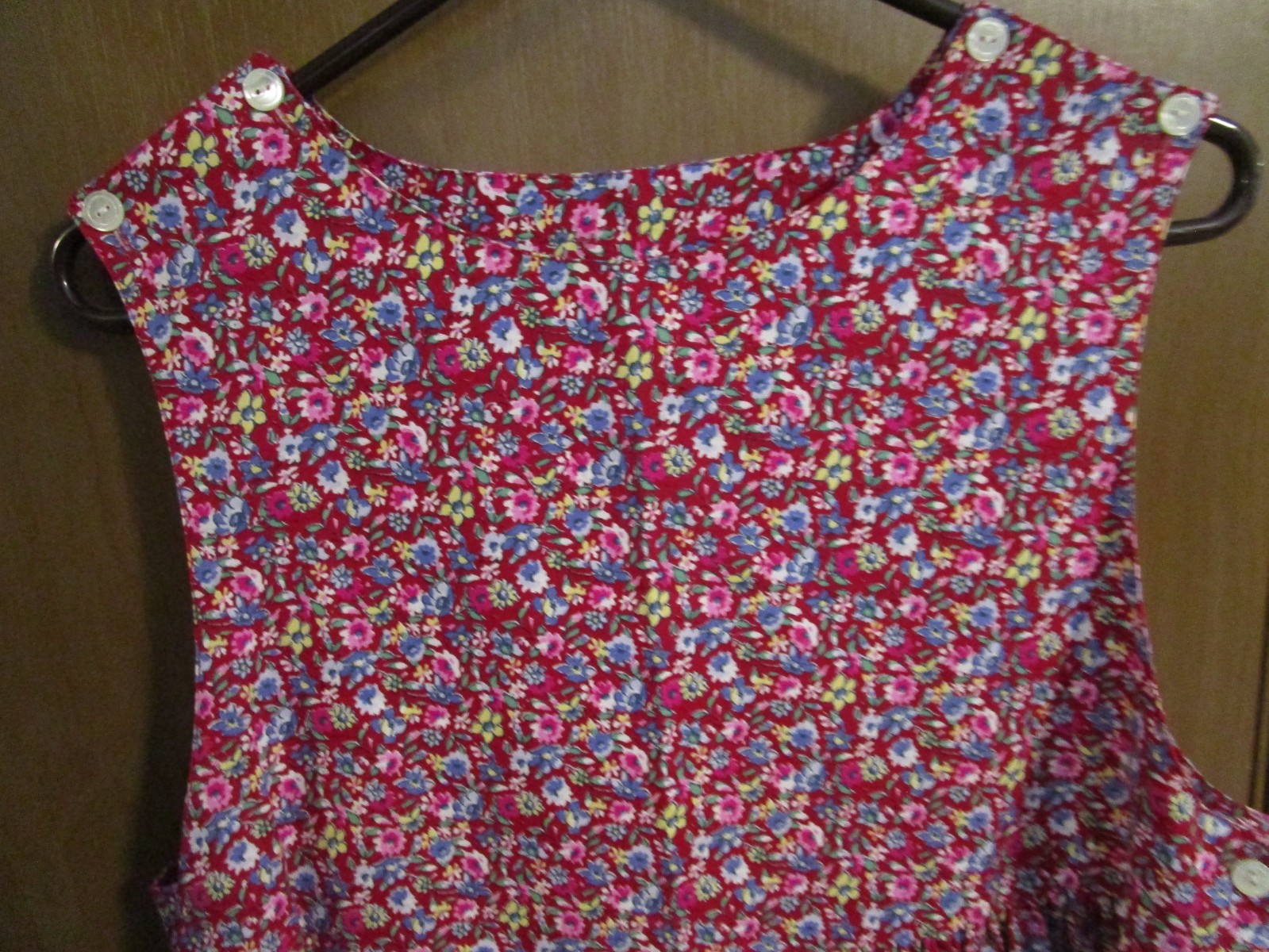 Vintage Laura Ashley Jumper Dress Floral Women’s Size 14 Great Britain Romantic