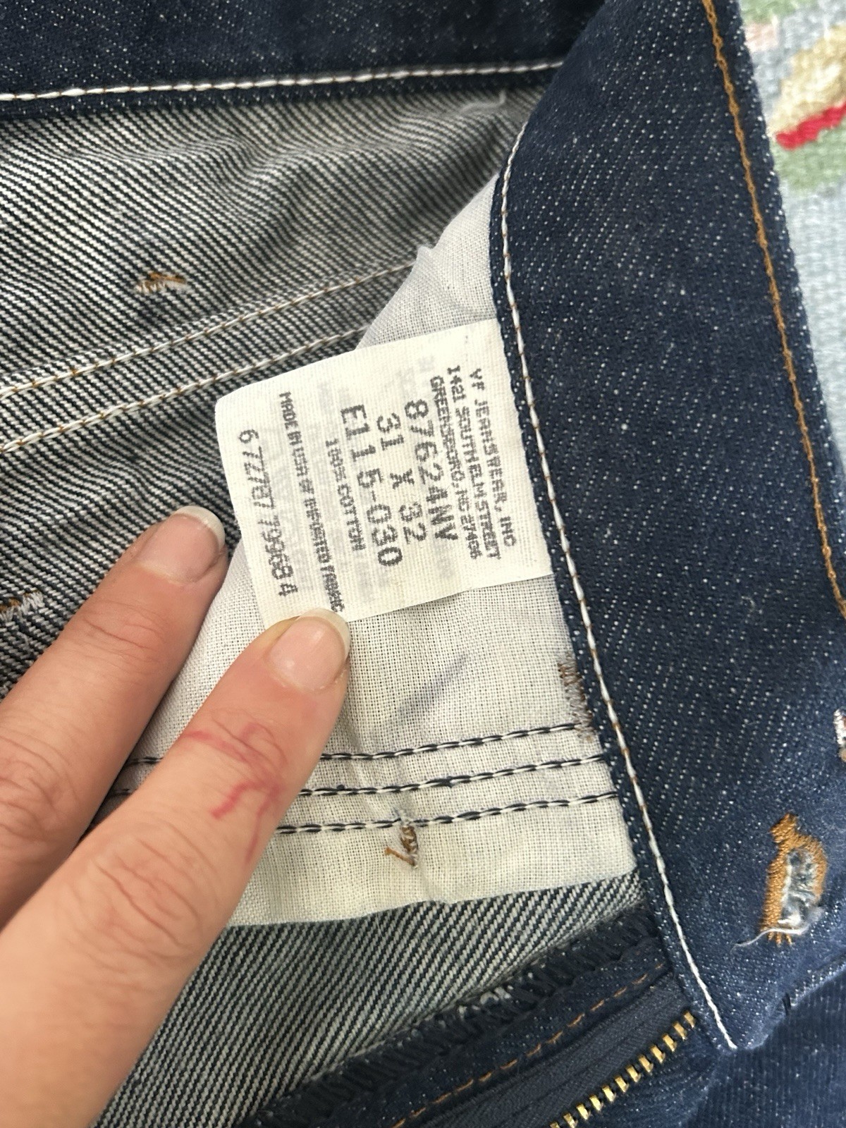 1970s Dark Wash Straight Leg Jeans – Size 28