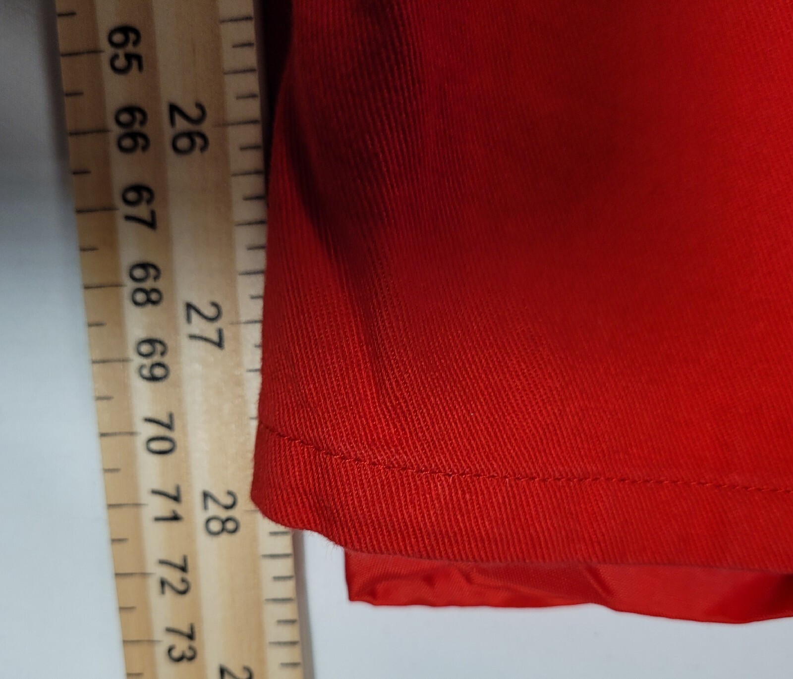 VTG BOUILLABAISSE by Deborah, Red Lined Pant Womens Size 6 Baggy Cotton RARE 80s
