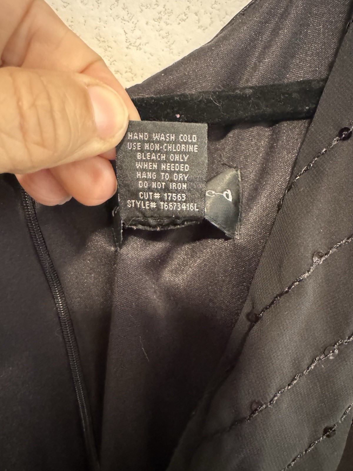 Y2K Vintage Connected Black Sequin Baby Doll Dress Size 20W Flouncy Flowy Fairy
