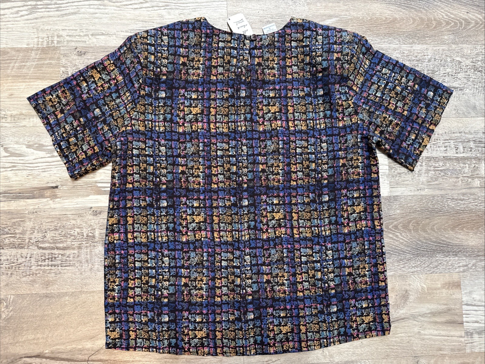 Petite Impressions Blouse Vintage 80’s USA Secretary Geek Size Small NWT