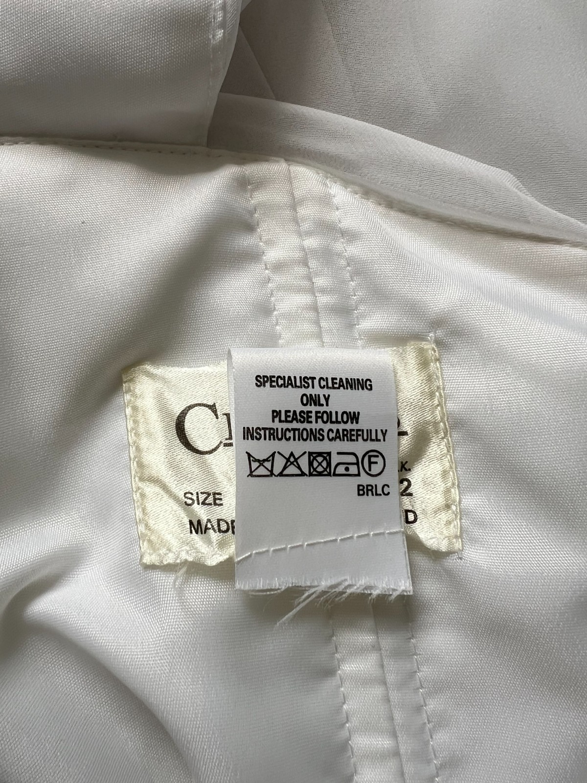 1980s JOHN CHARLES Minimalist Wedding Dress Drop Waist Bridal Fairytale Romantic