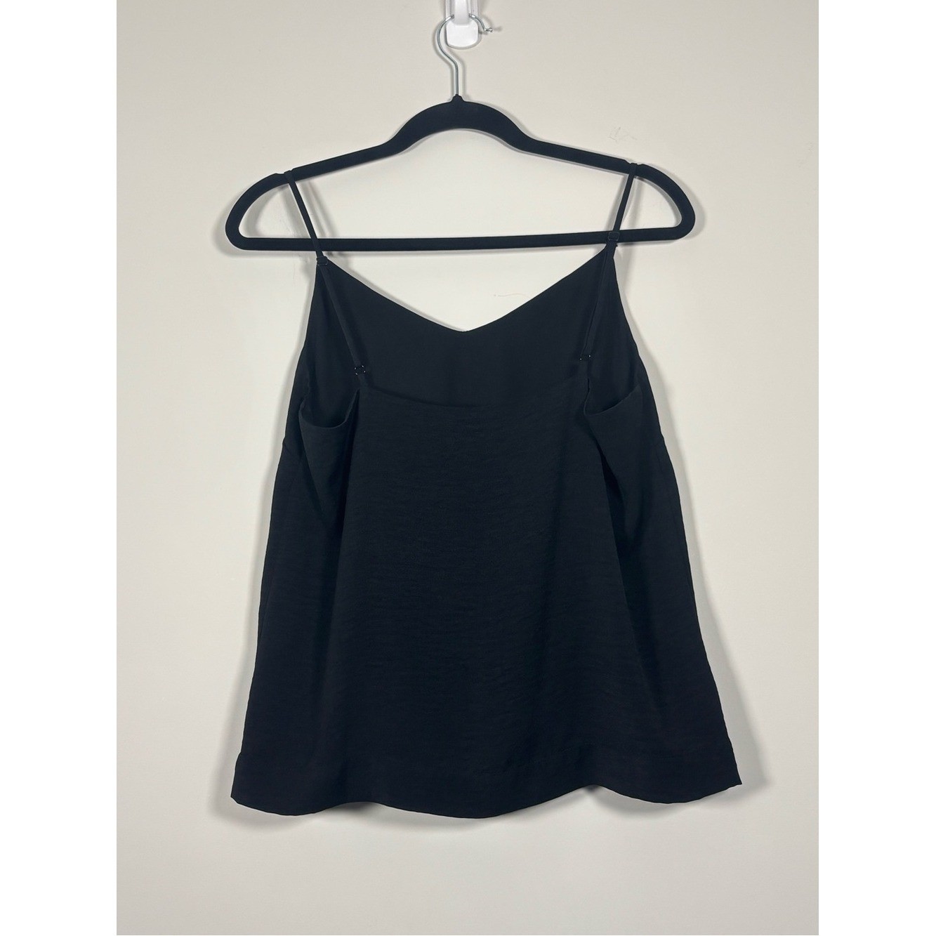 Frank And Oak Black V-Neck Cami Tank Top Size Medium