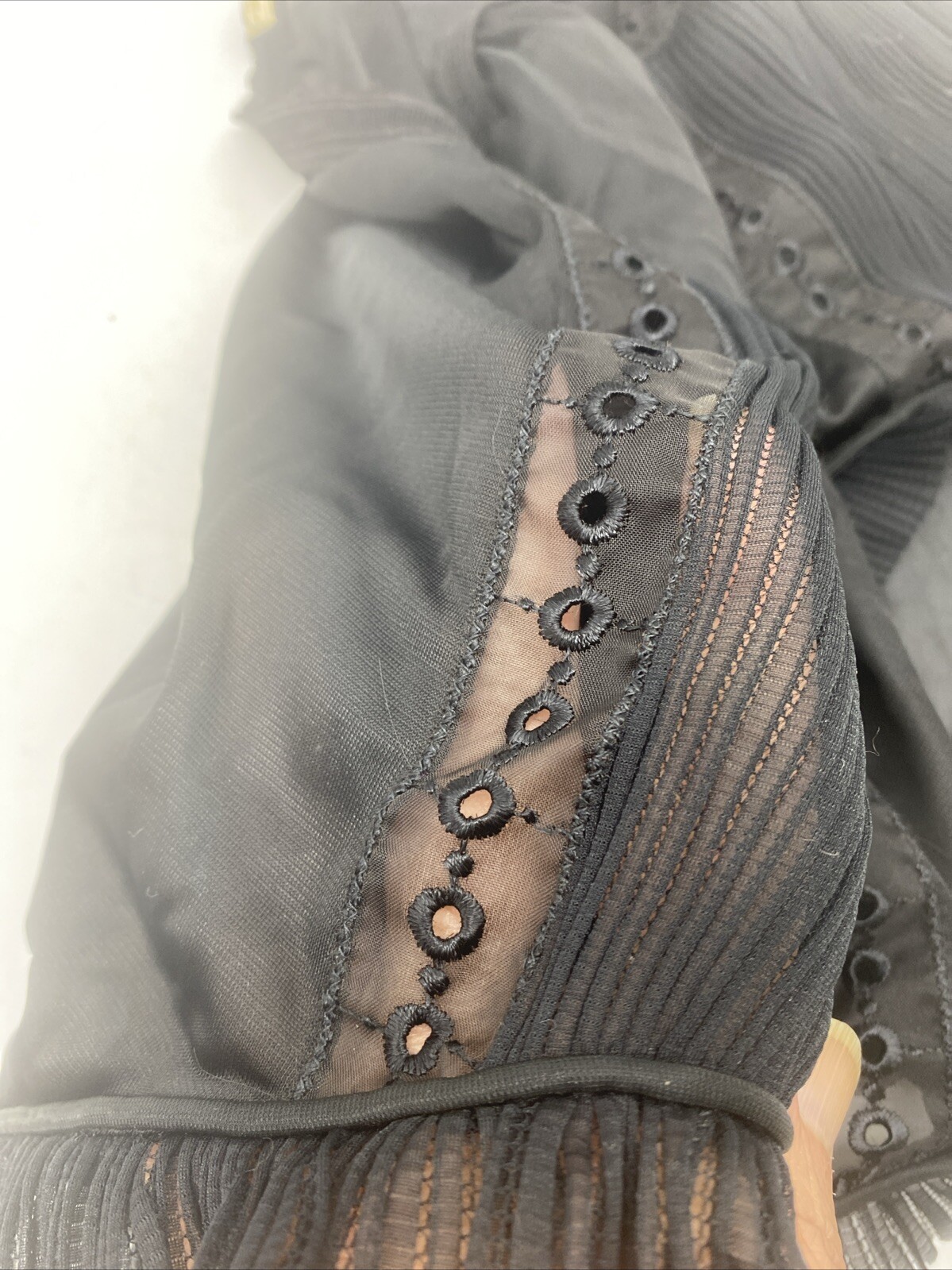 Vintage Roger’s Nylon Under Ware Panties Black Lace Gorgeous!