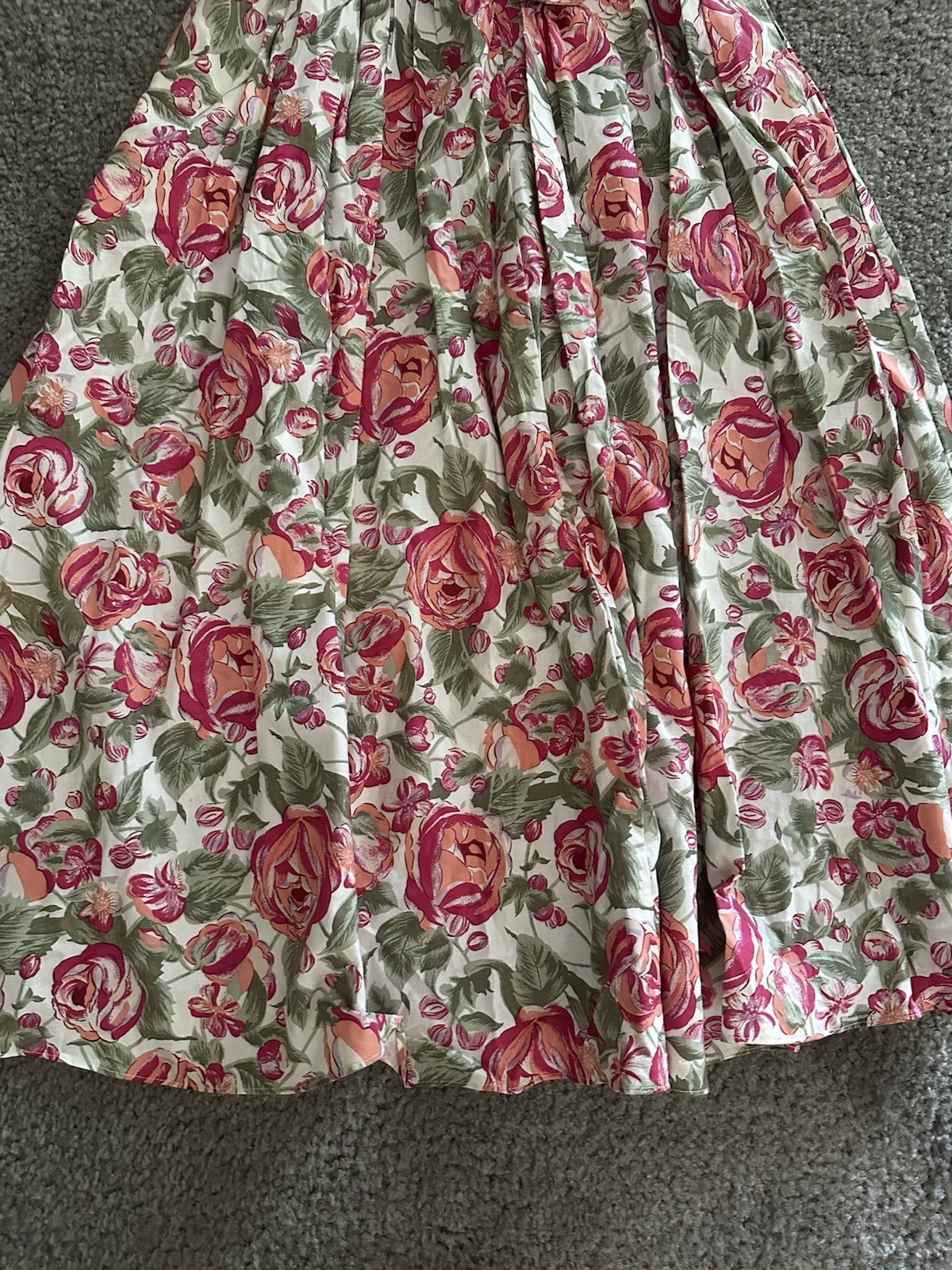 Vintage 1980s Joni Blair Floral Women’s Dress Size 9/M
