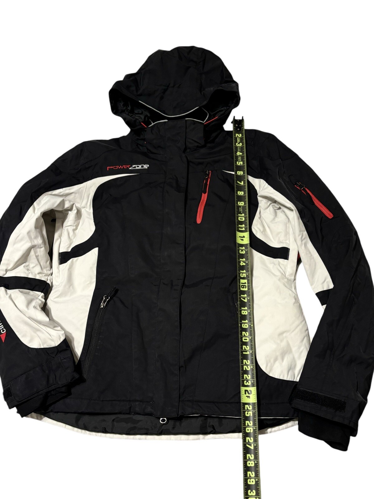 HighTech Snow/Ski Jacket ClimaTex POWER ZONE Women EU40/ US M Black / White EUC
