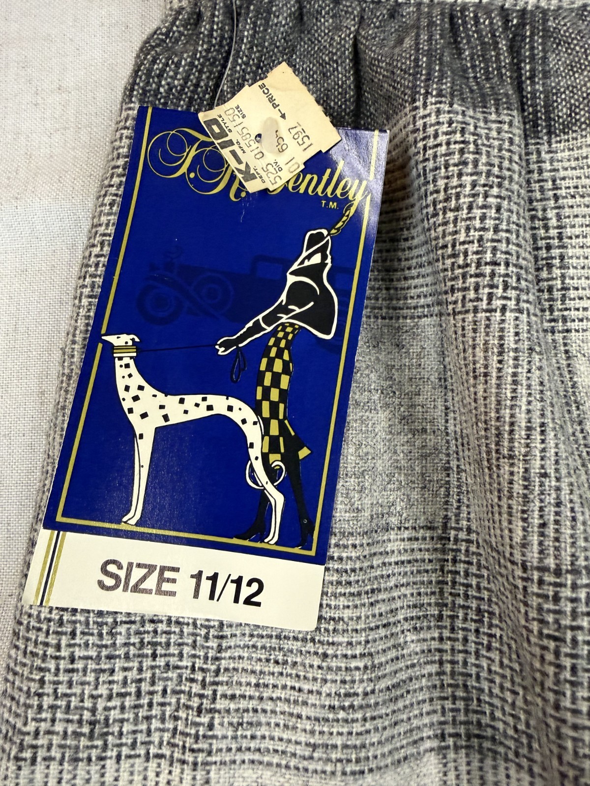 Vintage 70s 80s Bentley Wool Blend Plaid Skirt Size 11/12 USA – NEW with TAGS