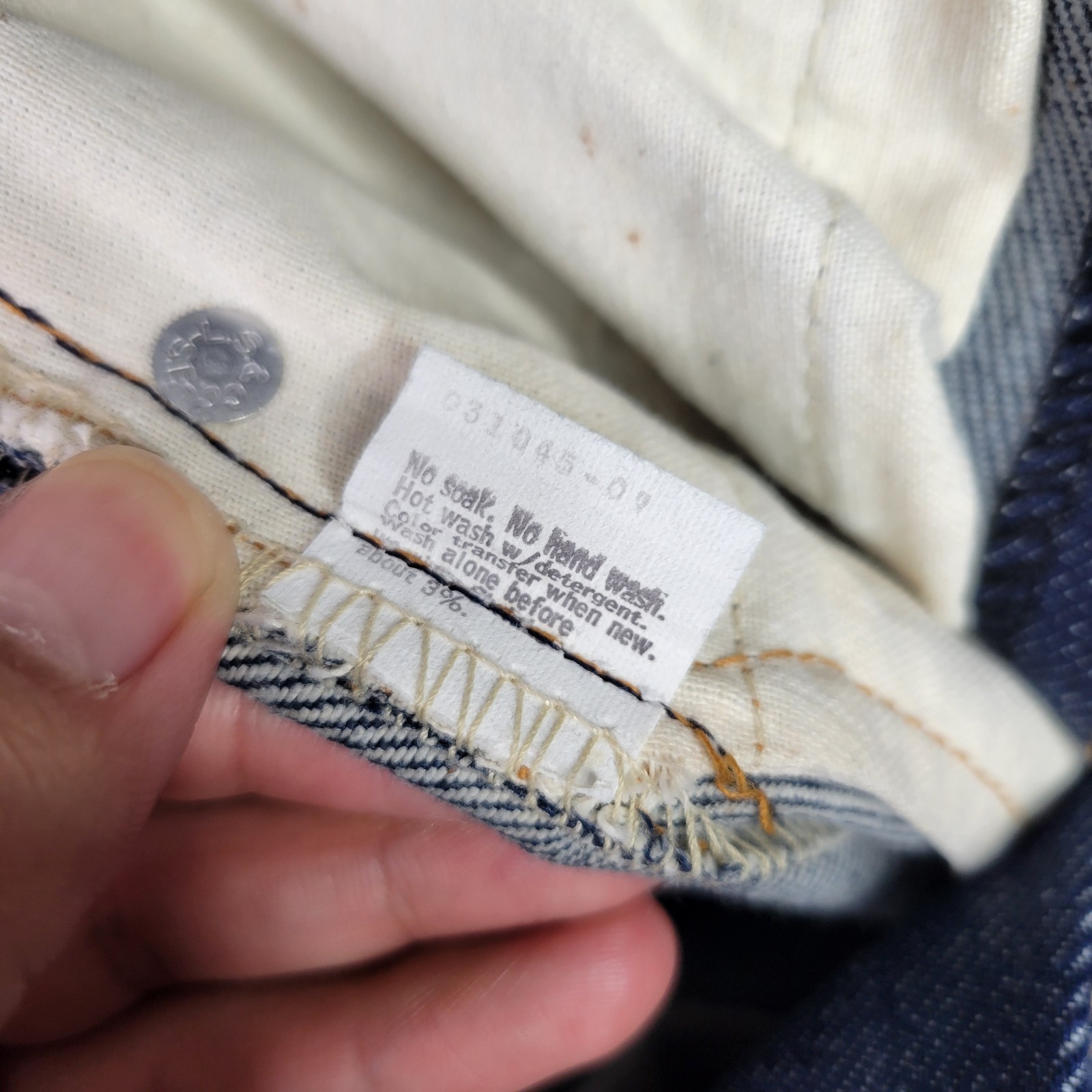 VTG 80s Levis Student Jeans Size 26×34 Made In USA Sample Pair SEE DESCRIPTION