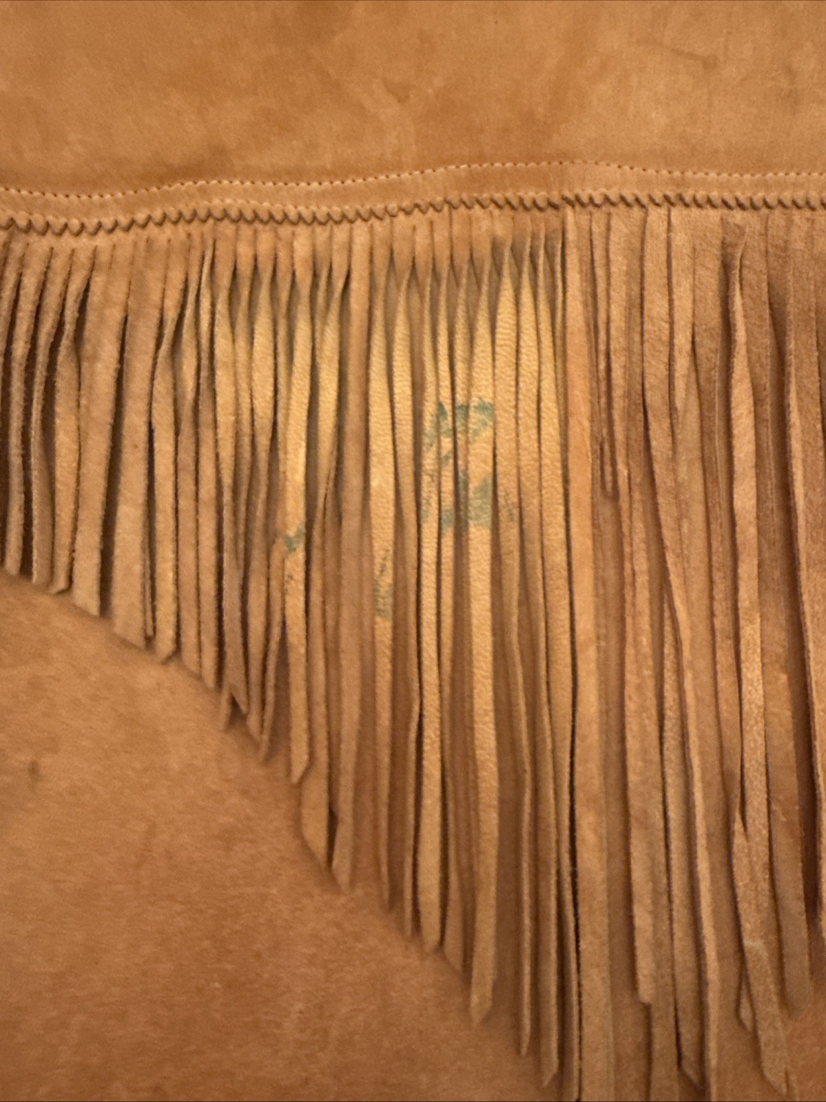 Vintage 1960s Sylvia Mexico Suede Fringe Jacket Boho Western See Description
