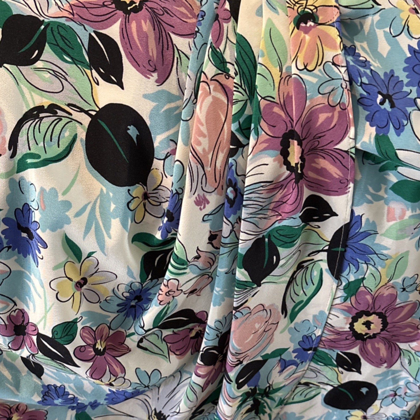 Chapter Two California Vintage Floral Dress 100% Polyester Size 10 Style 7286