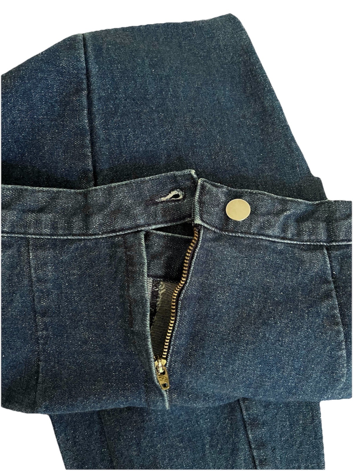 VTG 80s David David Stirrup Jeans Denim Pant Size High Rise Blue W29 L28