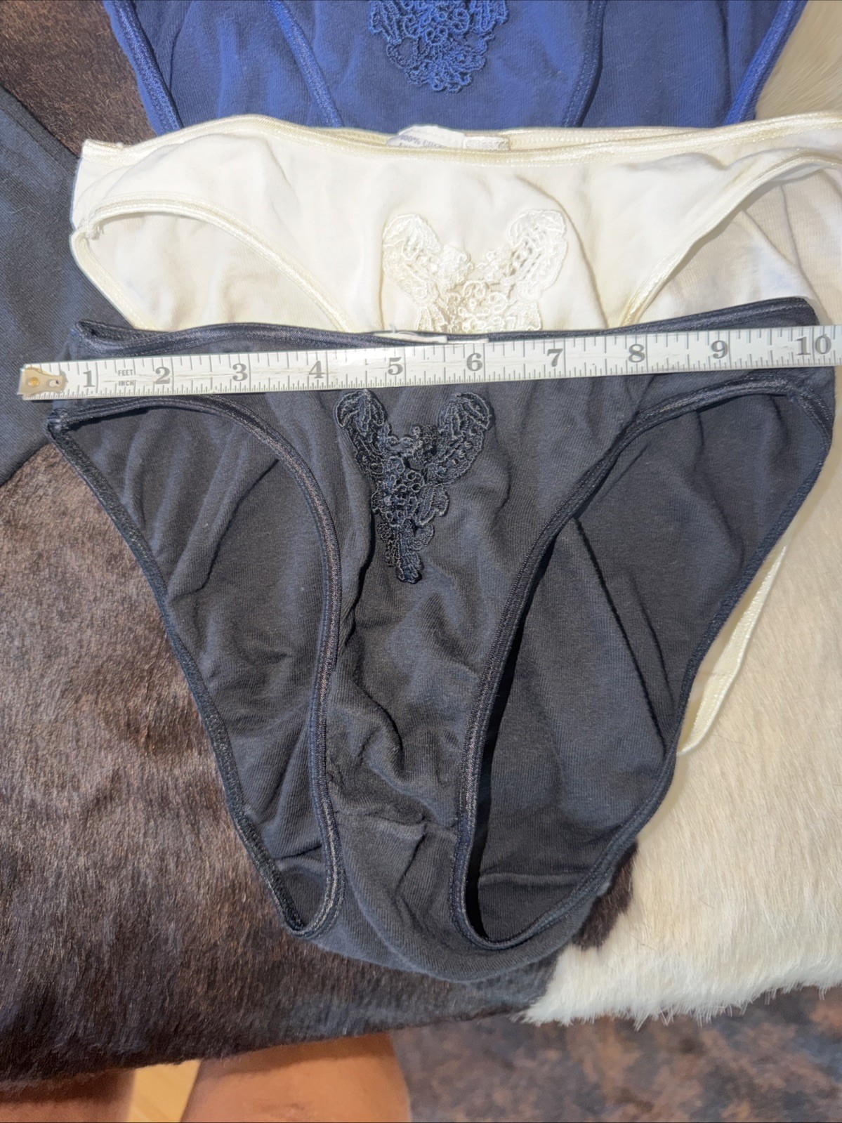 Vintage Intimates Nordstrom 100% Cotton Lingerie Hipster Bikini Camisol Lot Of 6