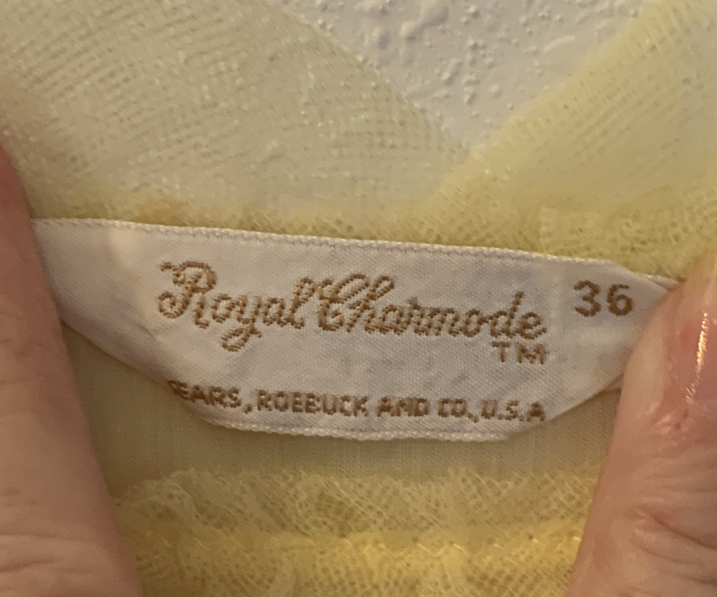 Royal Charmode Sears Roebuck Nightgown (Nightie) & Robe Set 36&Prime; (bust) – #G