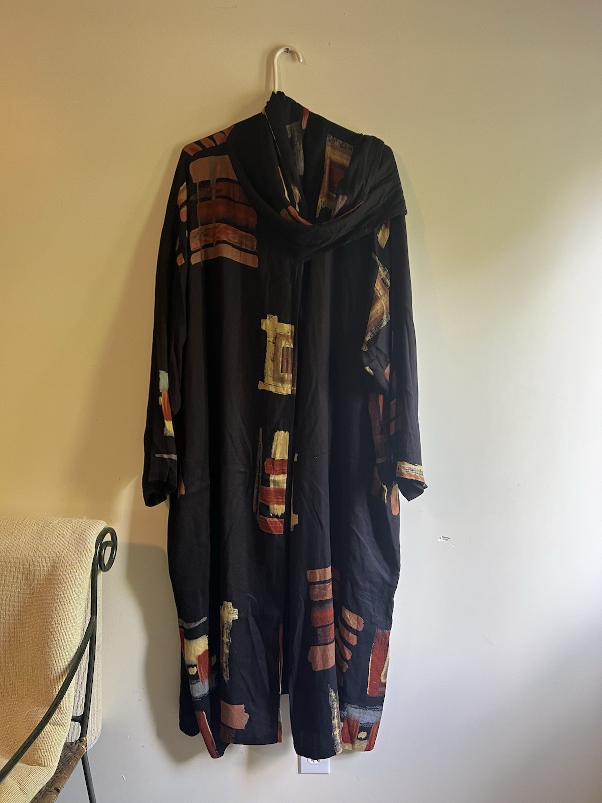 KEMBALI VINTAGE RAYON KIMONO DUSTER LAGENLOOK ART TO WEAR