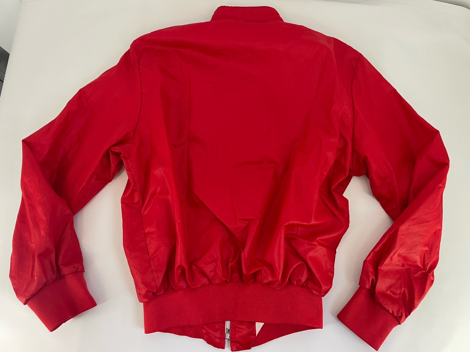 Rare Vintage 80s Red Bomber Jacket Avanti XS 14/16 Horse Riding Andromeda Whimsy