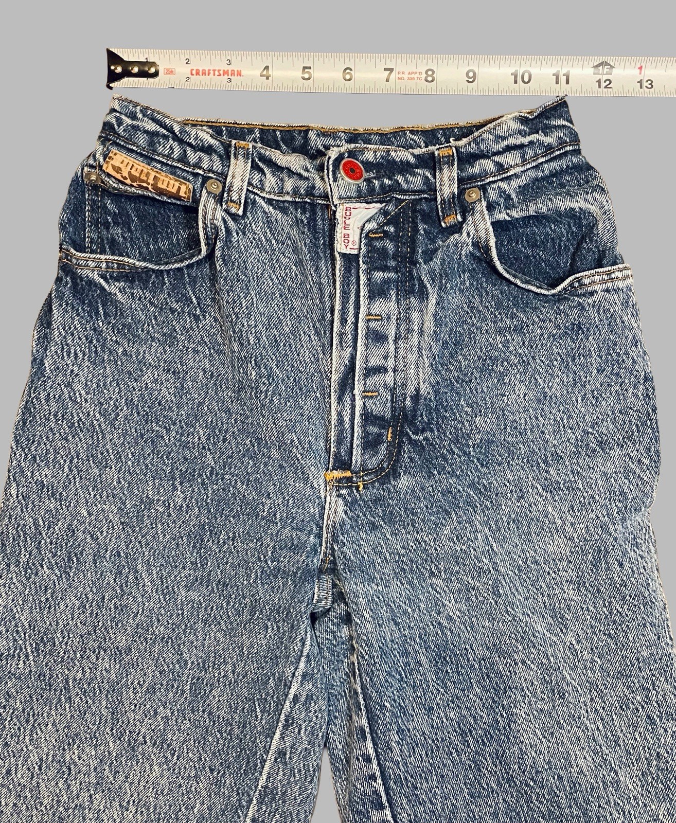 Vintage Retro 80’s “Bugle Boy” Medium Acid Wash High-Rise Denim Jeans