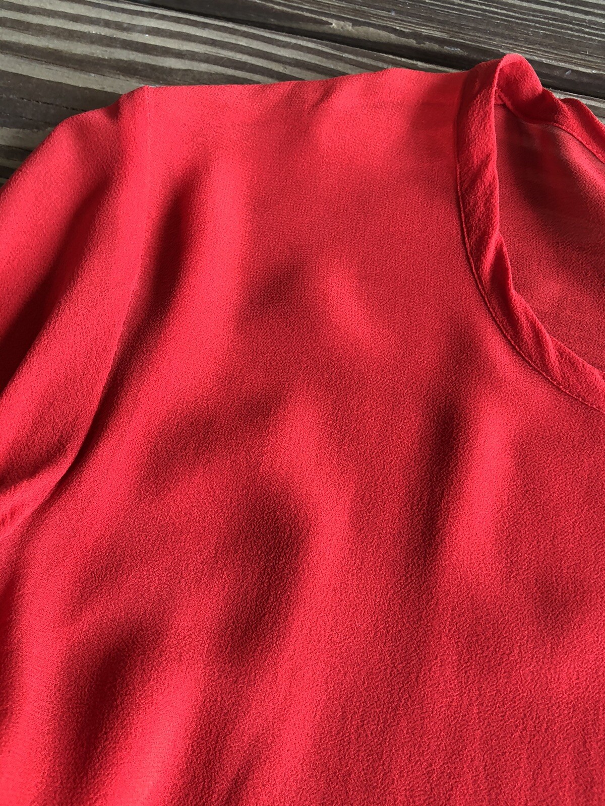Comme des Garcons Red Blouse