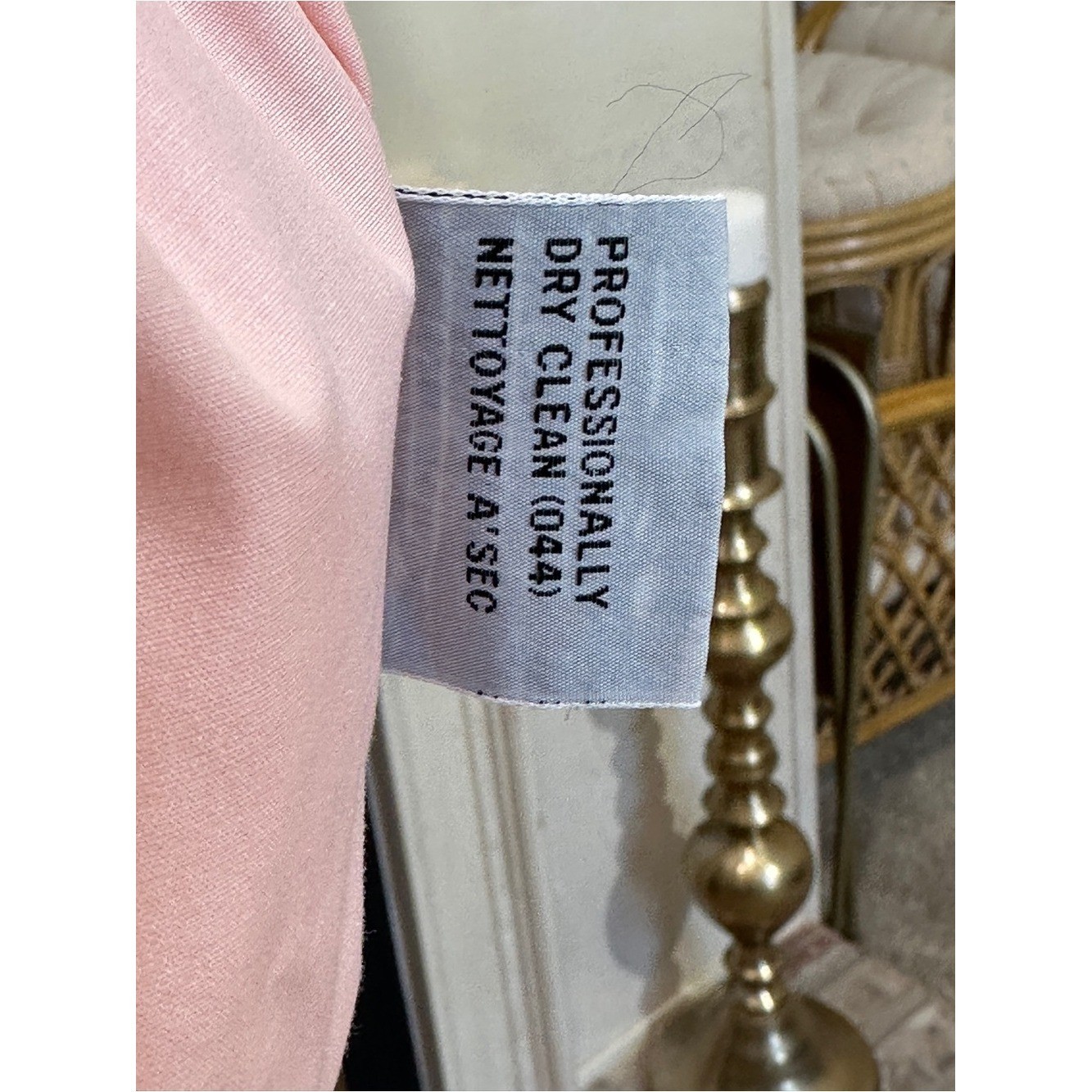 Members Only Vintage Jacket size 3/4 Pale Pink 80s Racer Core Aesthetic