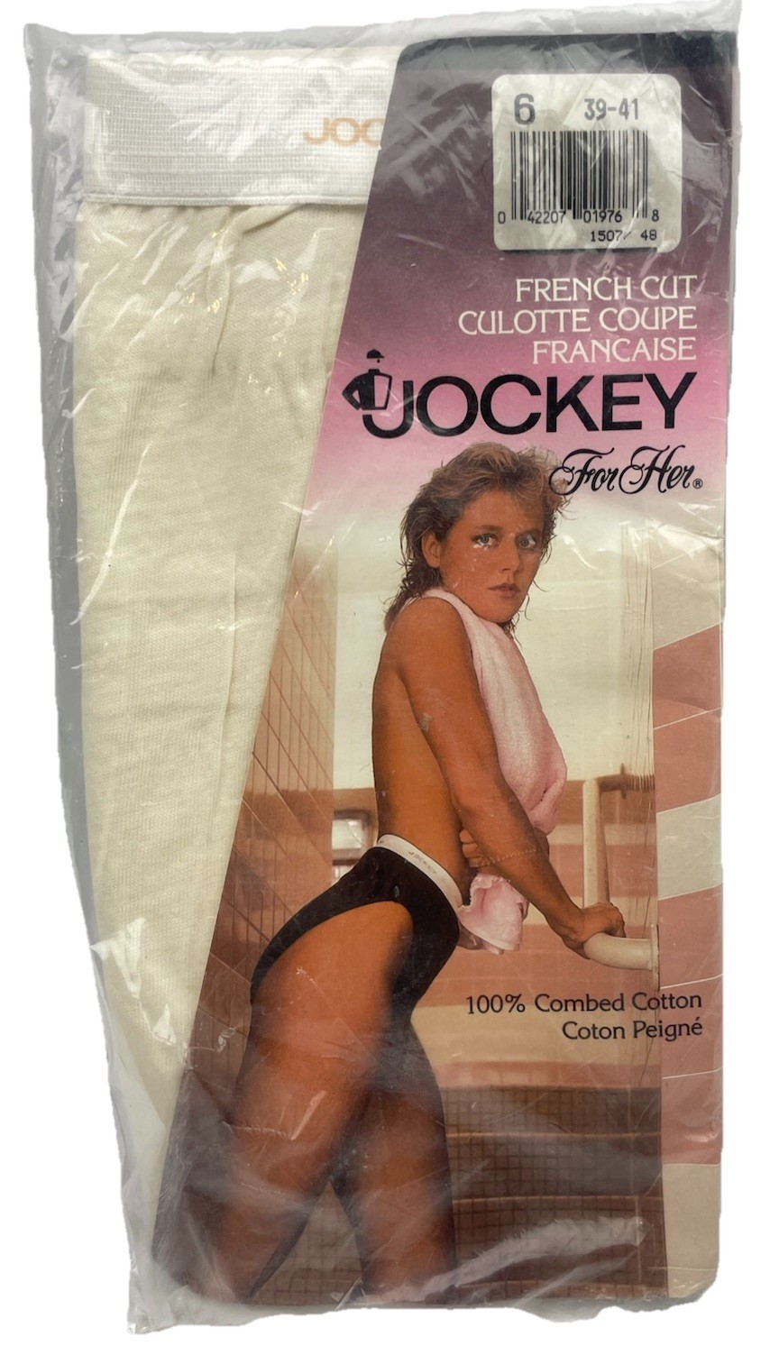 ⭐️ Vtg 1990 Jockey For Her French Cut White Cotton Women&rsquo;s Panties 6 Medium M ⭐️
