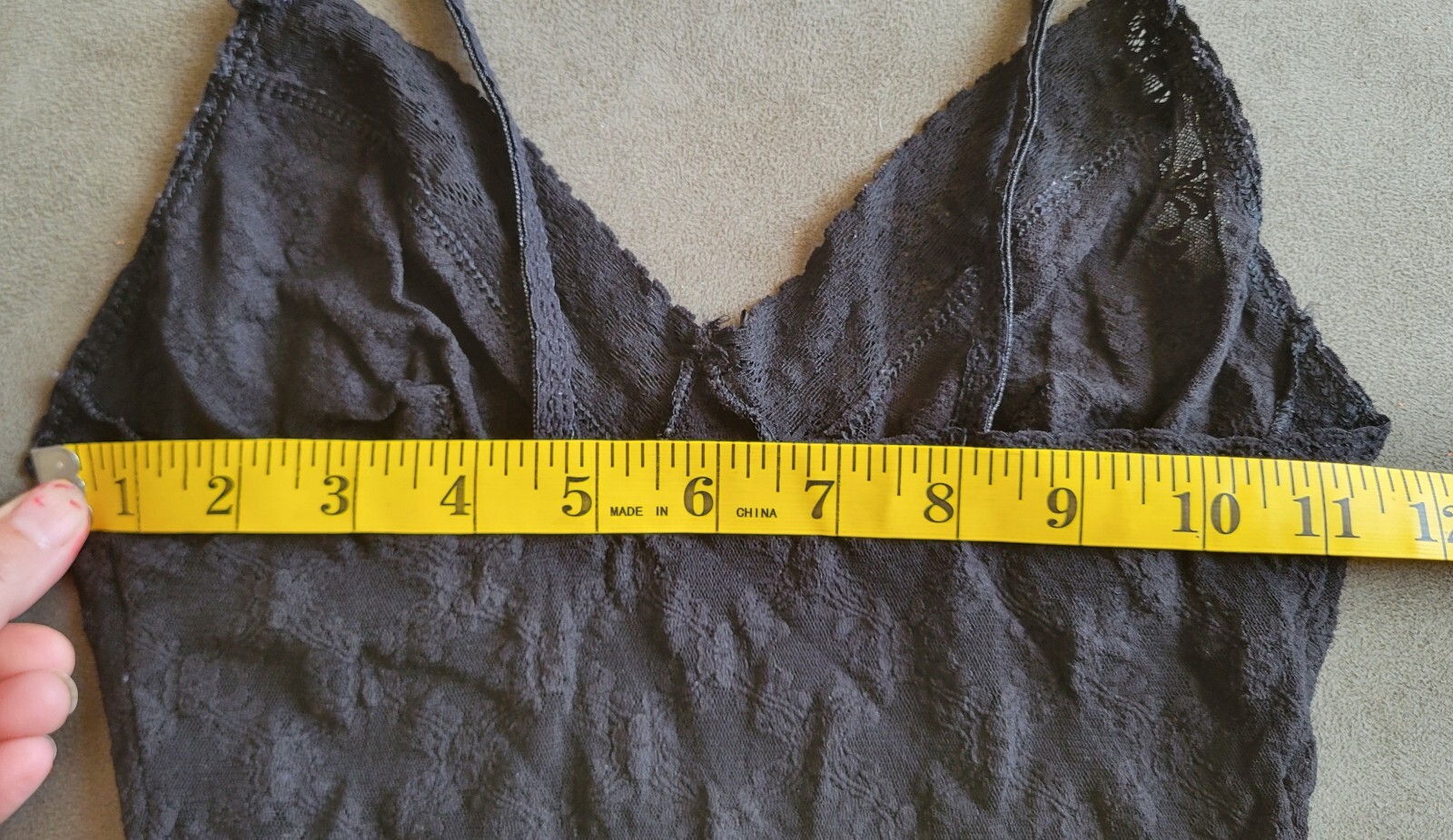 Vintage Black Lacy Teddy – Size Small