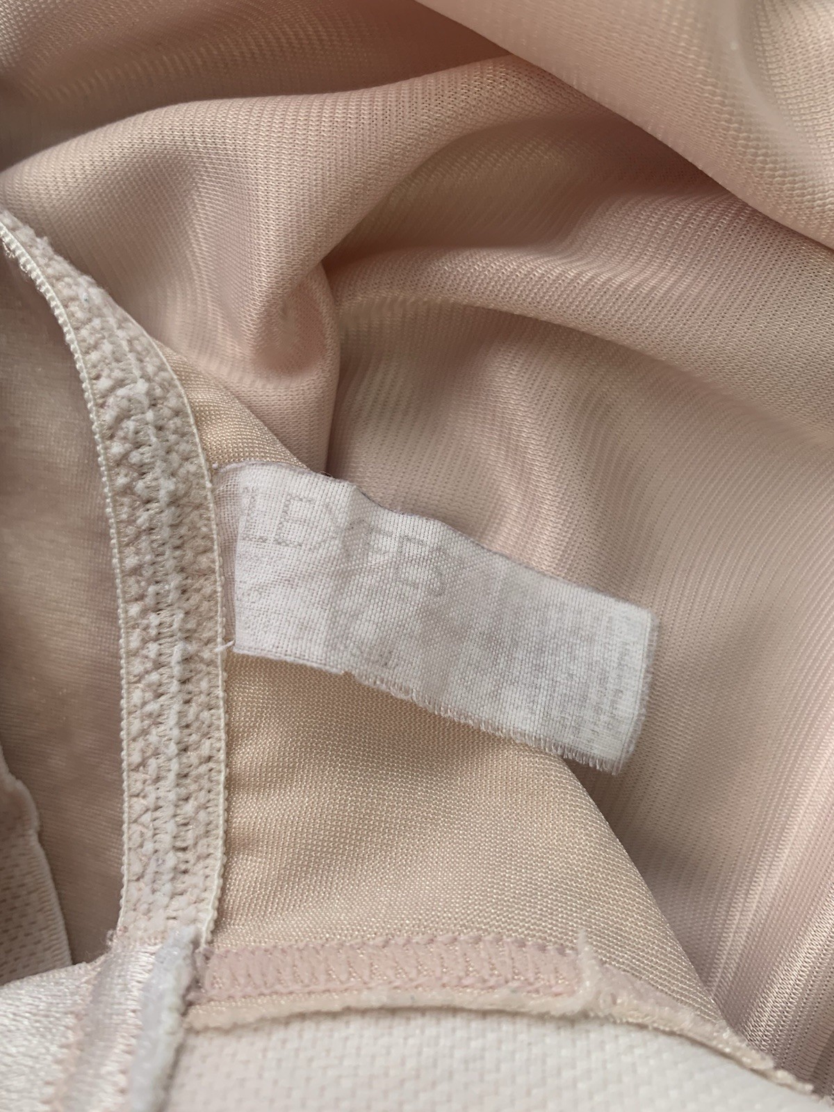 Vtg Glossy Stretch Satin Briefer Girdle All in One UW 36DD Bodysuit
