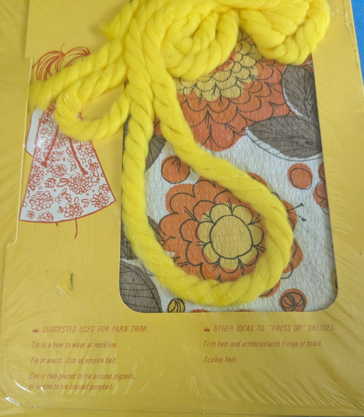 Vintage Hallmark Flower Fantasy Paper Fashion Party Dress Little Miss Sz 10-12